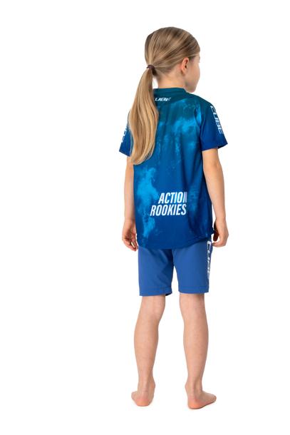 Cube MTB Baggy Short ROOKIE X Actionteam blauw