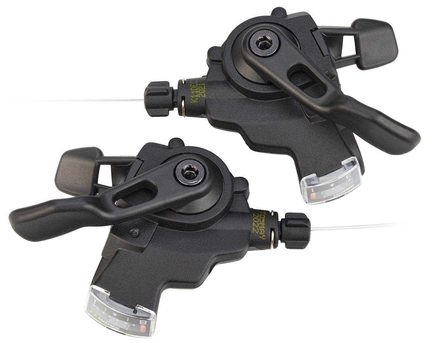 SRAM X4 Trigger-set 8 speed zwart