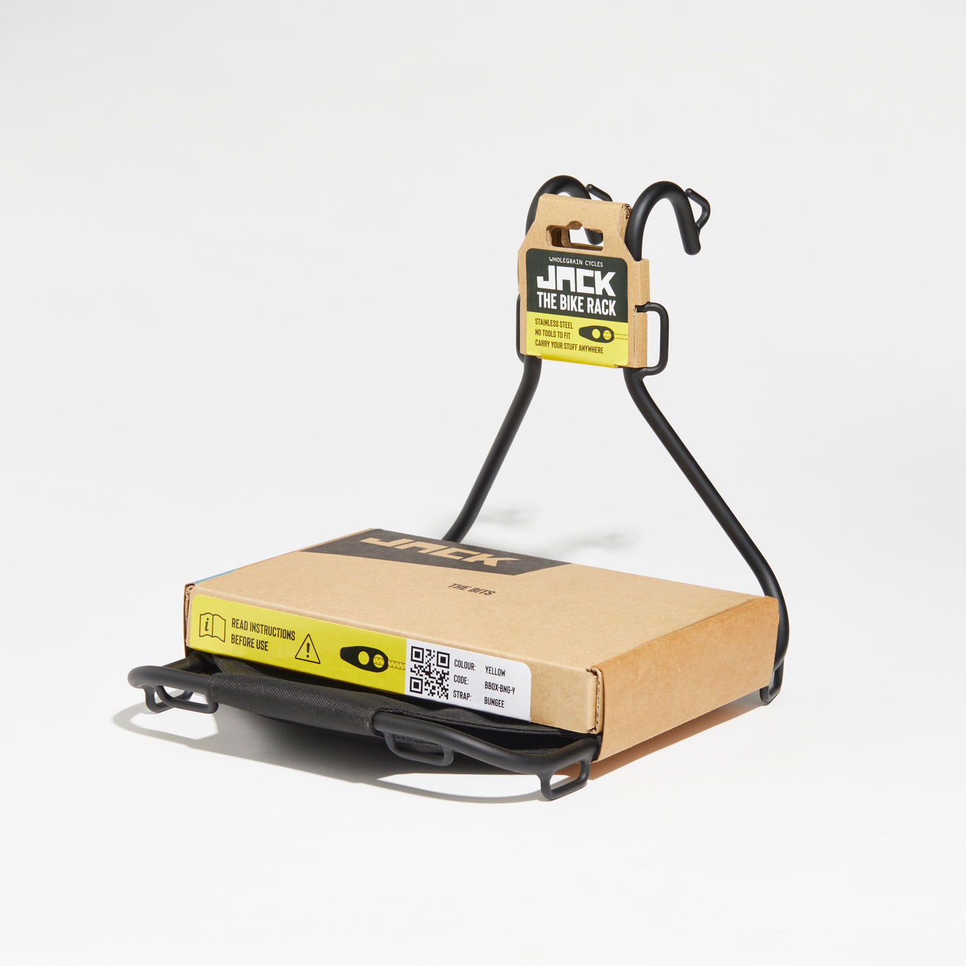 Jack the Bikerack Jack The Bike Rack Stuurdrager zwart/geel