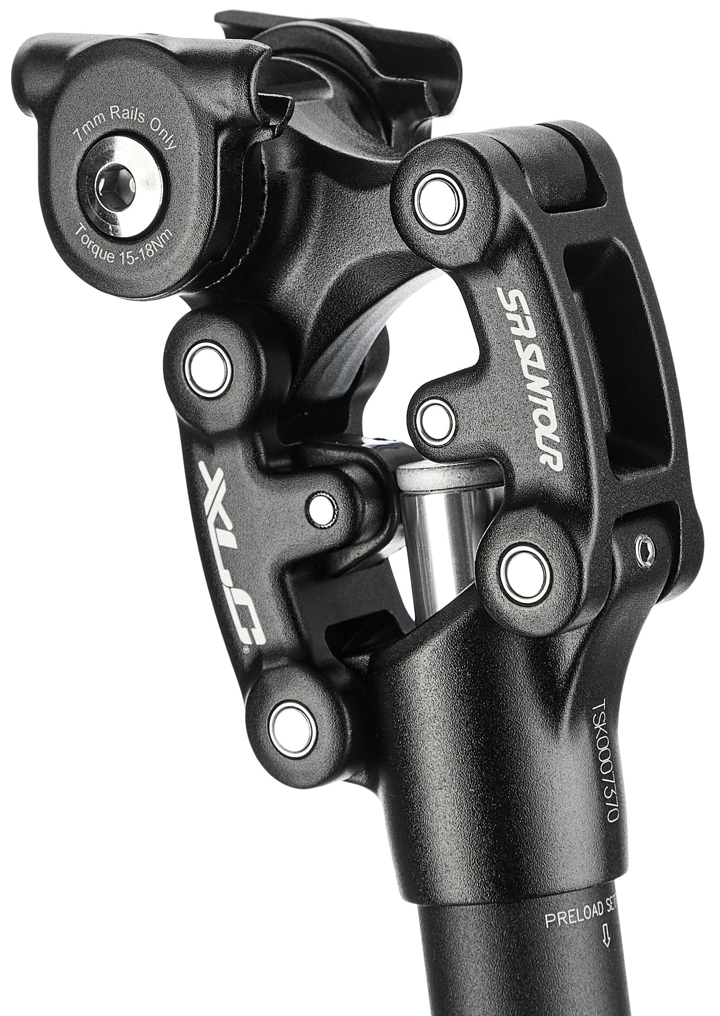 XLC SP-S11 verende zadelpen Ø27,2mm zwart