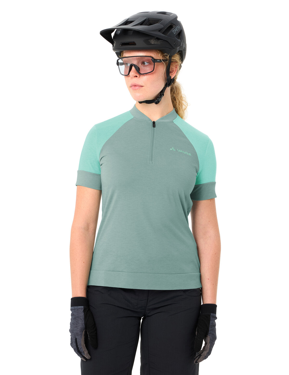 VAUDE Dames Altissimo Q-Zip Shirt dusty fern uni