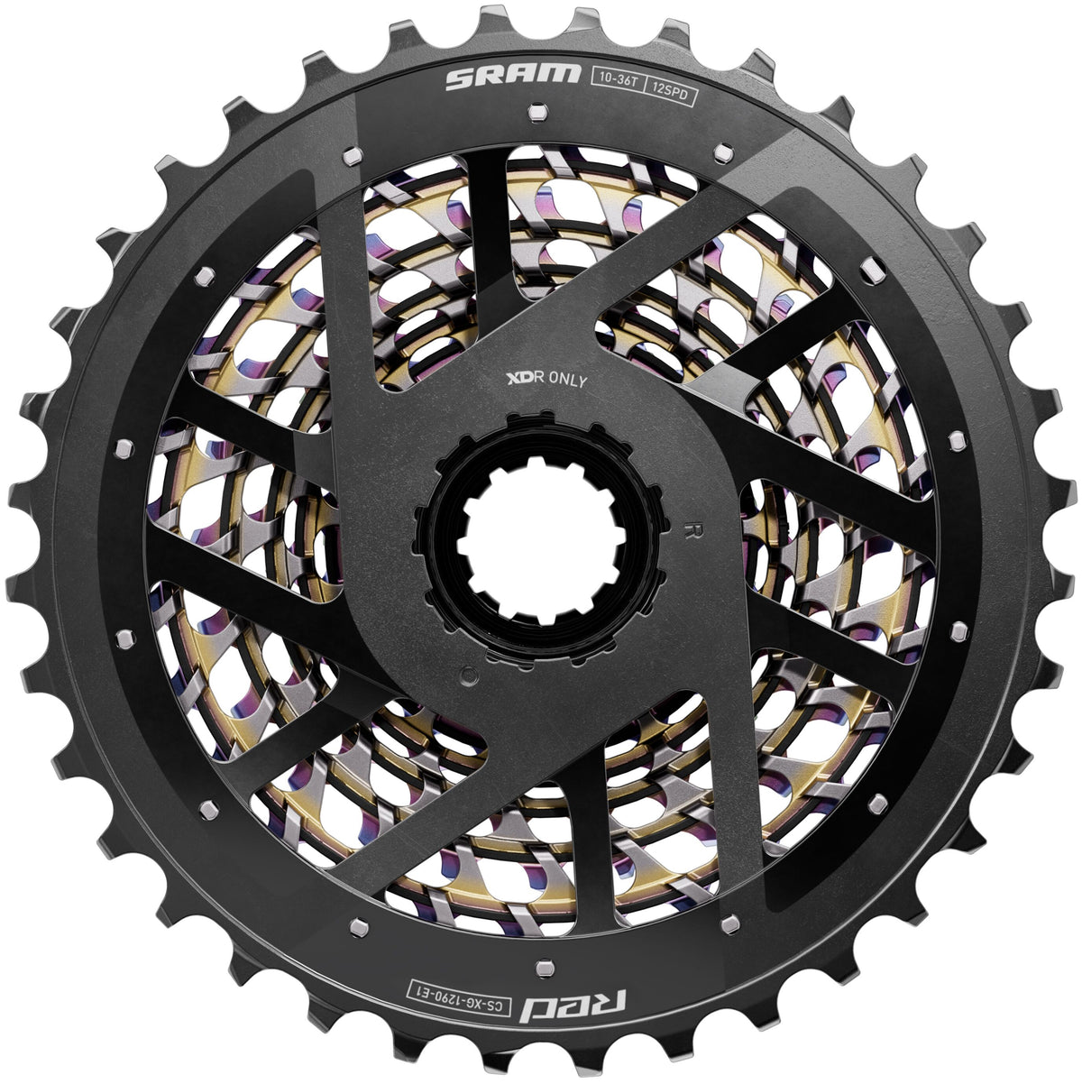 SRAM Cassette XG-1290 E1 X-Glide rainbow