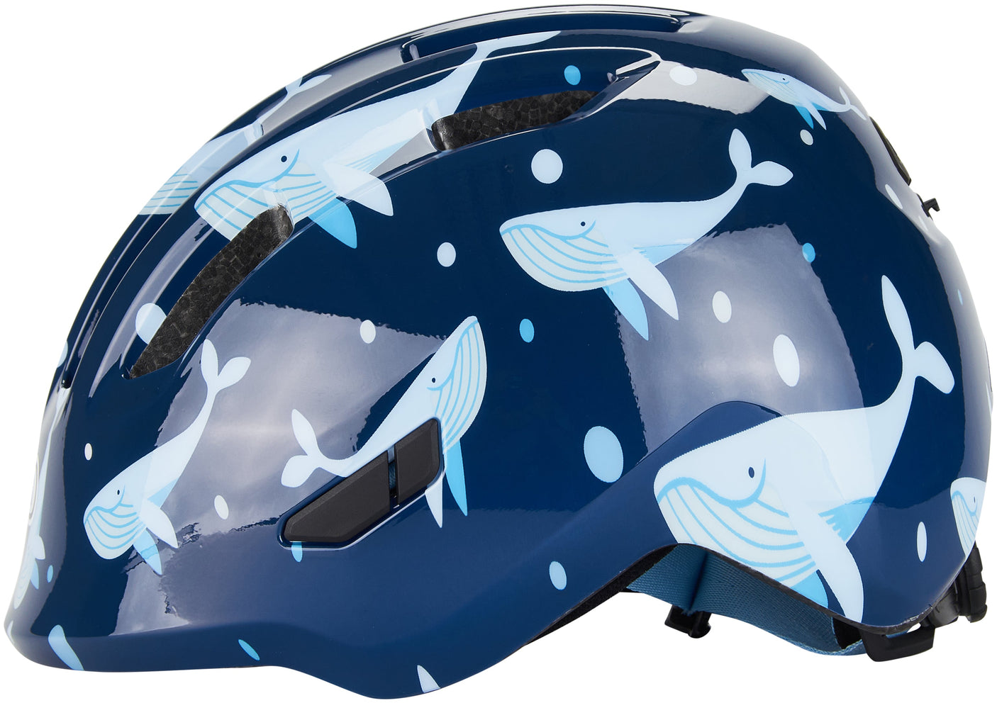 ABUS Smiley 3.0 Helm Kids blauwe vinvis