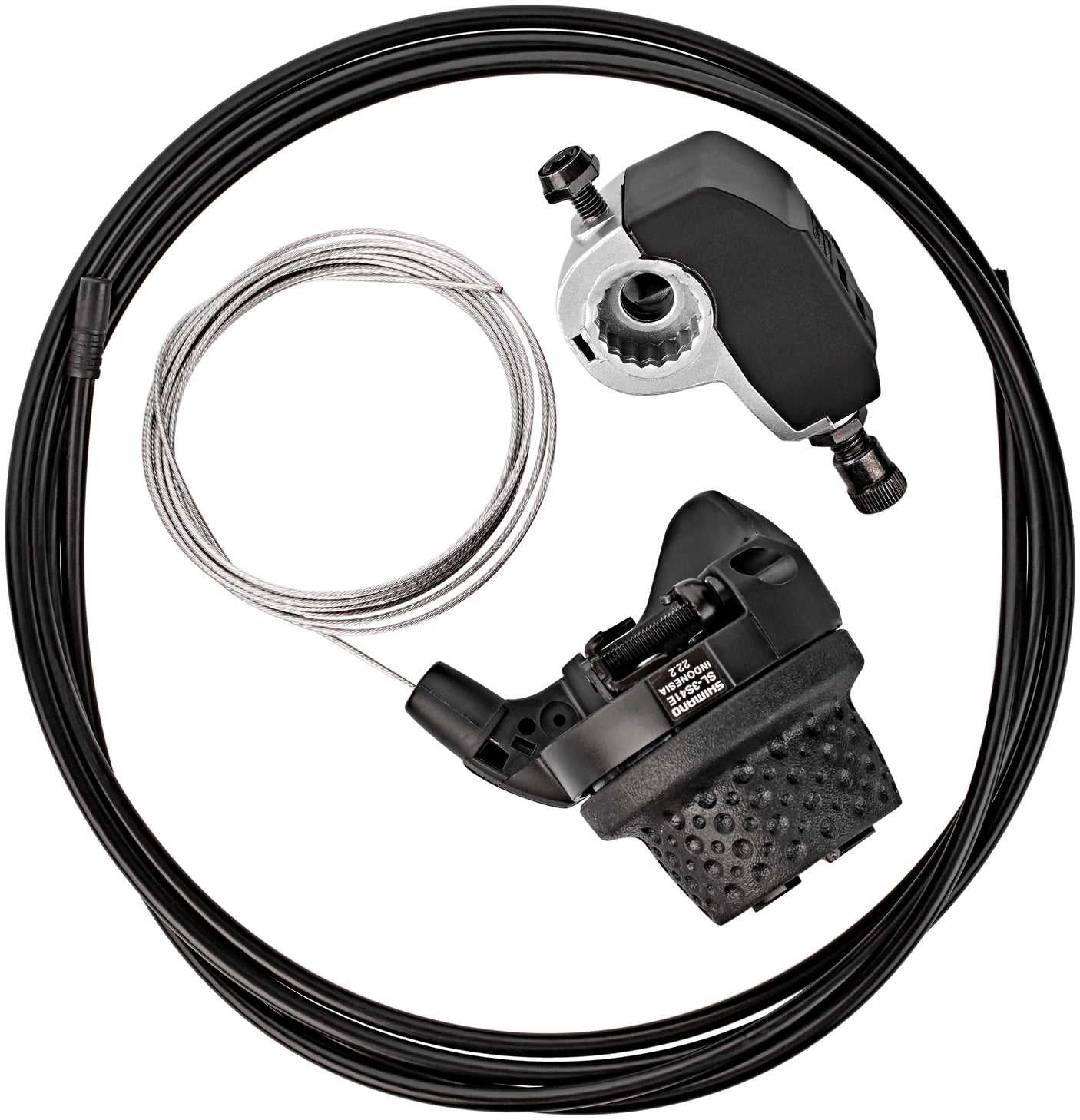 Shimano NEXUS SL-3S41 draaigreep 3-speed rechts zwart/zilver