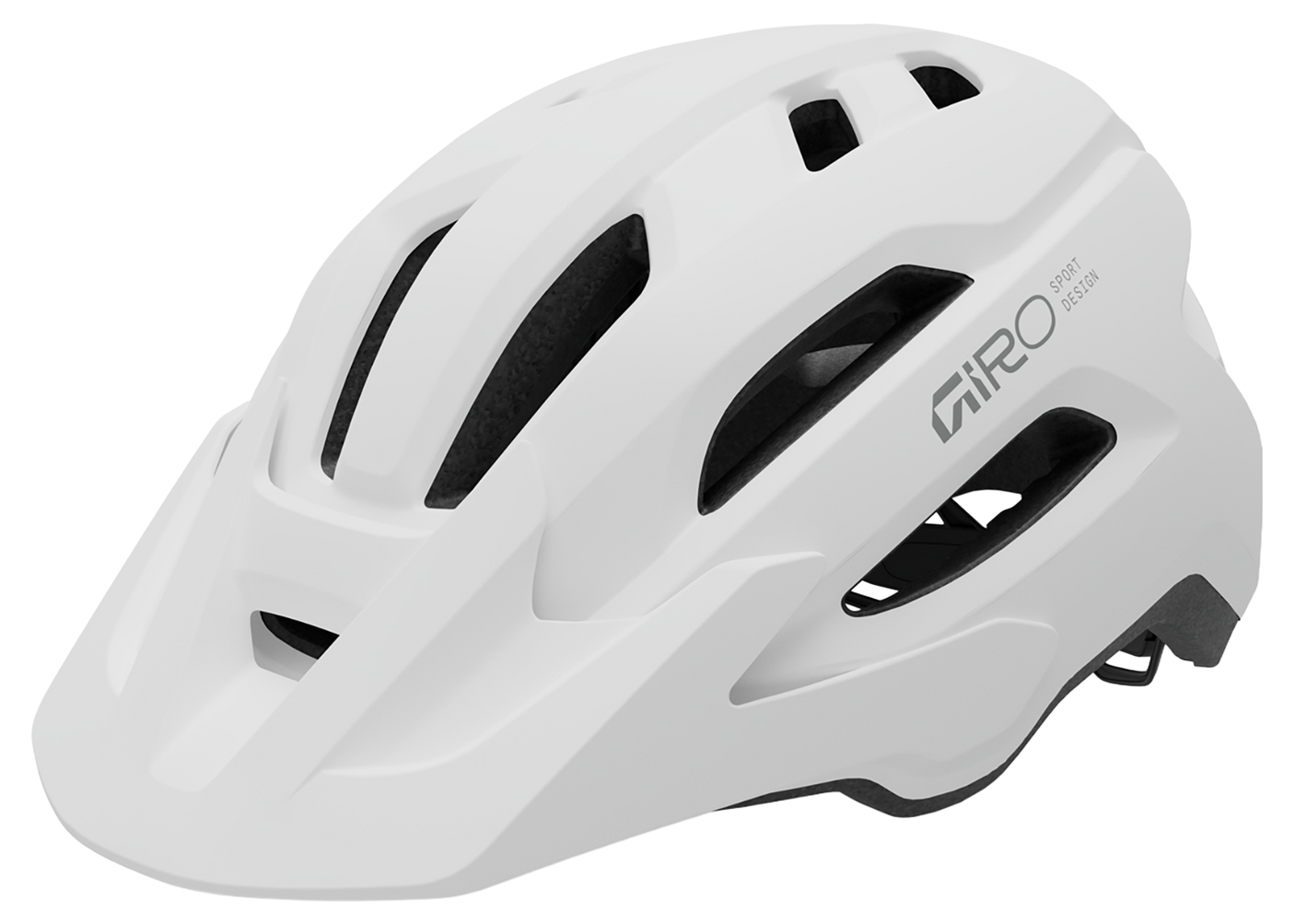 Giro Fixture II MTB-helm mat wit/grijs