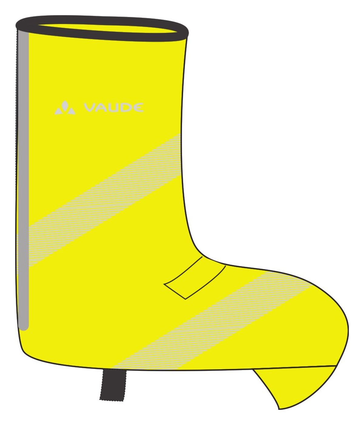 VAUDE Luminum fiets beenwarmer geel