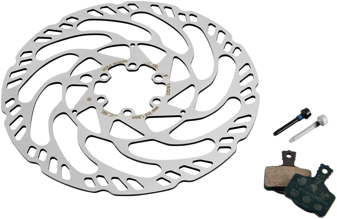Magura MT eSTOP Optimized Kit met 7.S remschijf MDR-C 6-gats en remblok