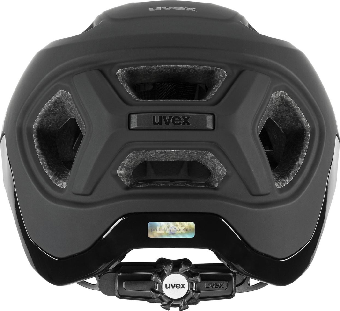uvex React MTB-helm Zwart Mat