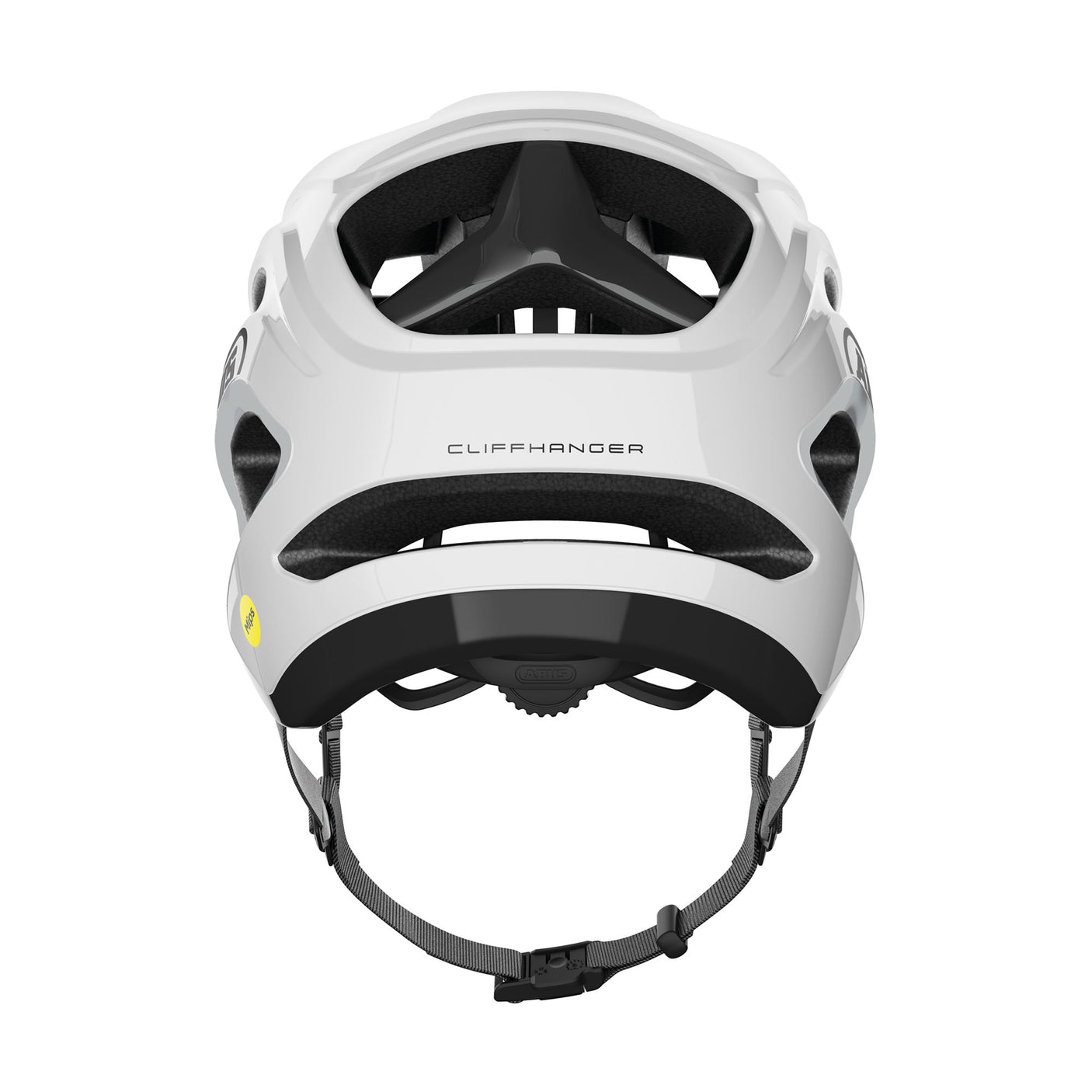 Abus Mountainbike Helm CliffHanger MIPS glanzend wit