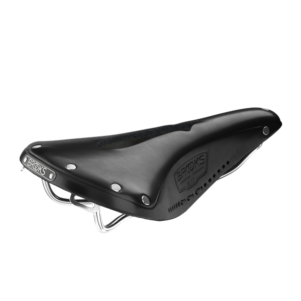 Brooks B17 Carved lederen zadel heren zwart