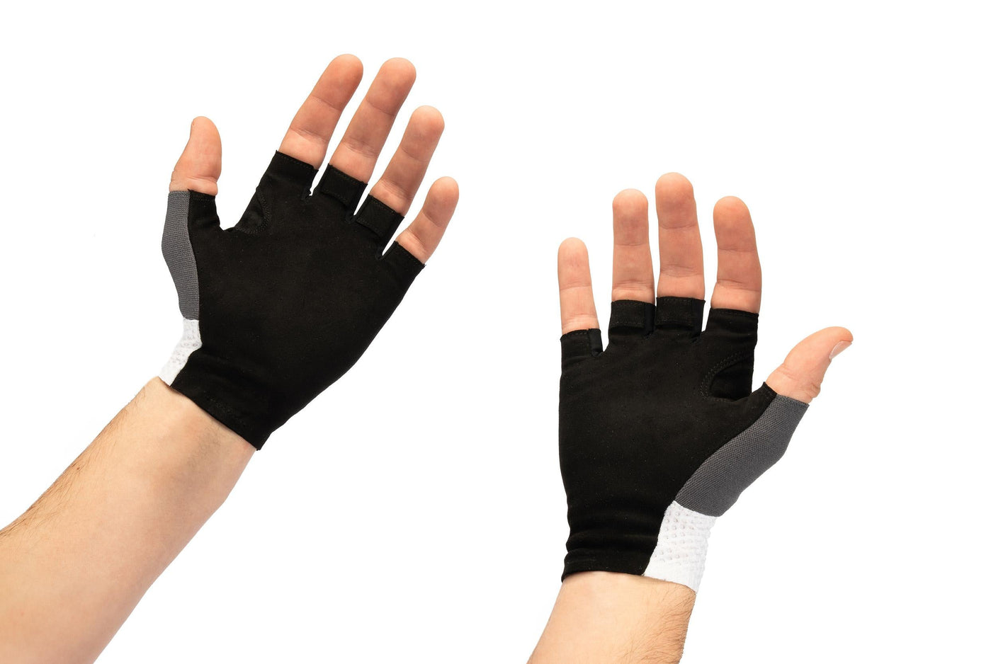 CUBE Handschoenen Race korte vingers wit