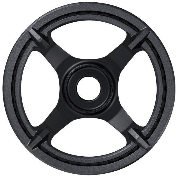 Shimano STEPS E6100 kettingblad Cl: 46,5mm 2-voudig met kettingbeschermer zwart