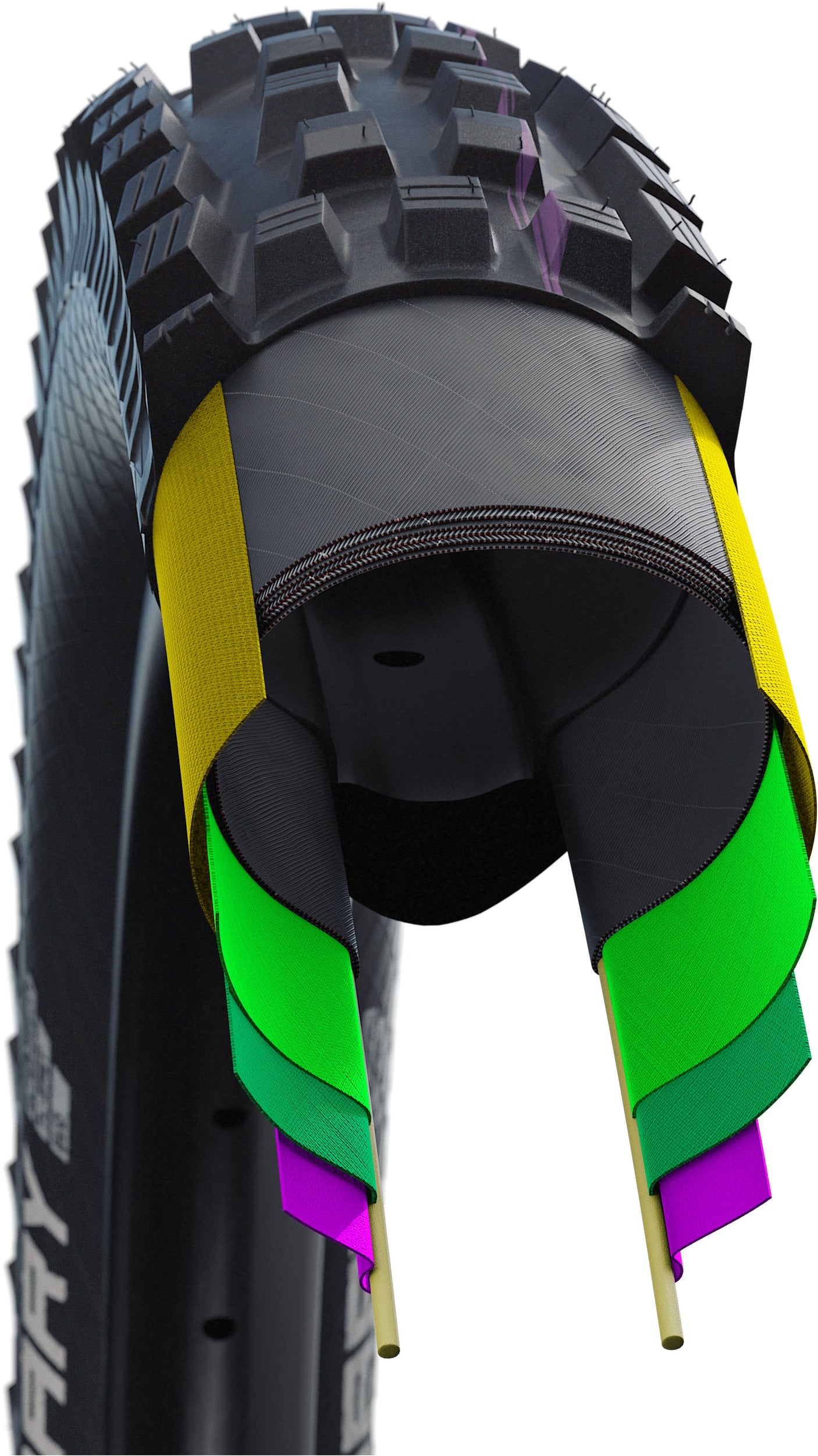 Schwalbe Magic Mary Super Downhill Evolution vouwband 26x2.60" TLE E-25 Addix Ultra Soft zwart