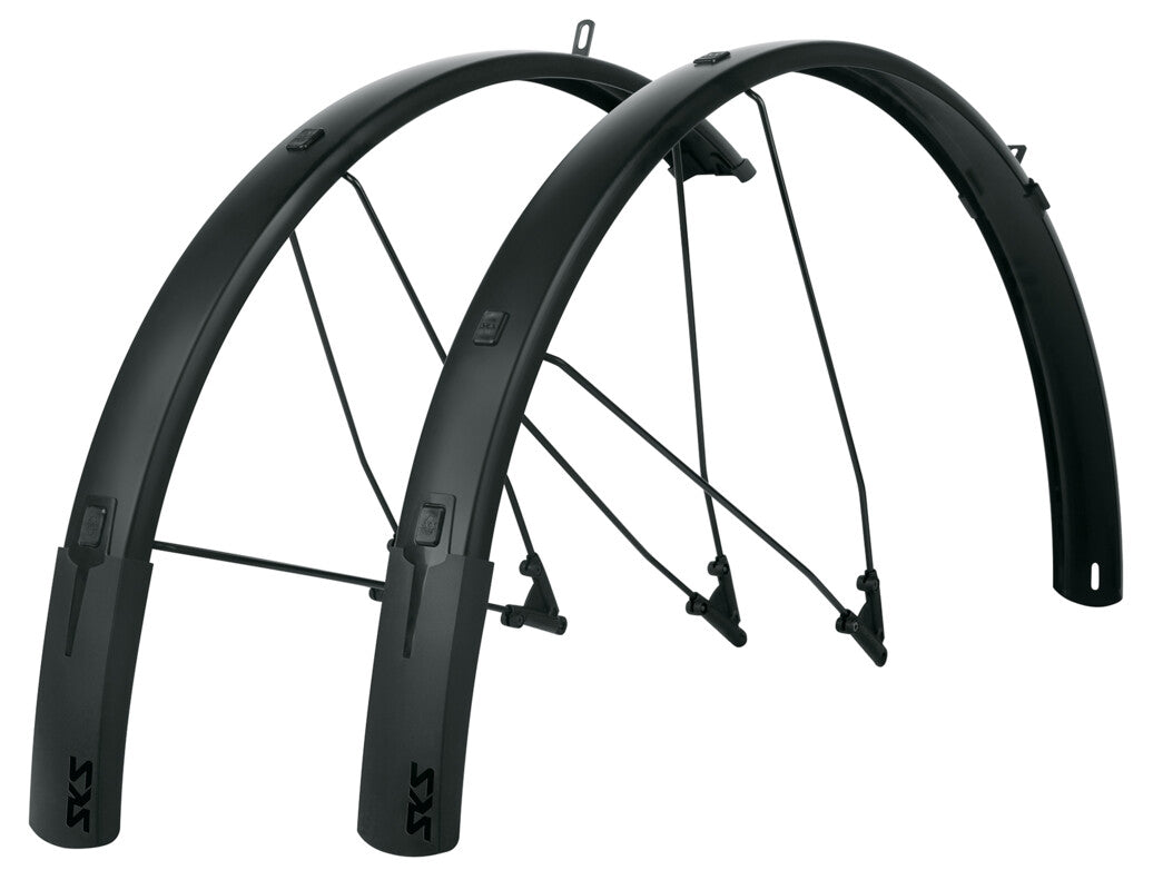 SKS Bluemels Style spatbordset 28" 56mm zwart