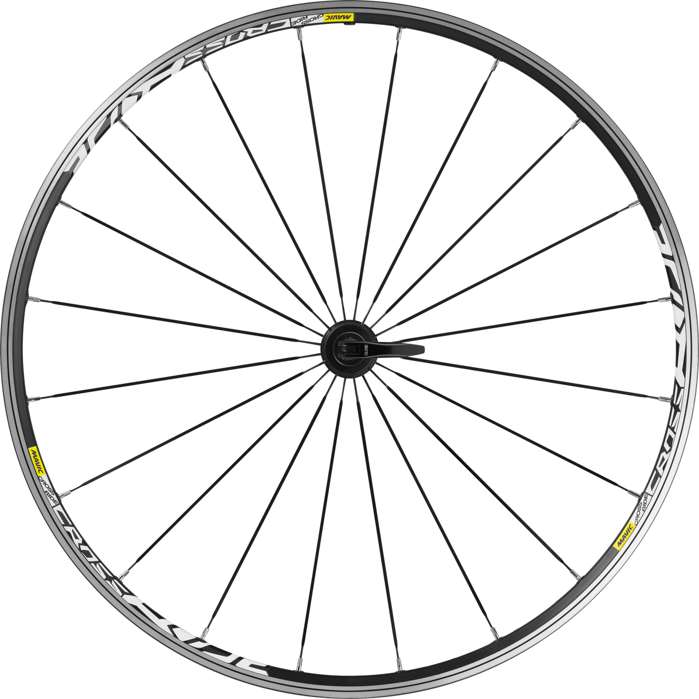 Mavic Crossride UB Voorwiel zwart