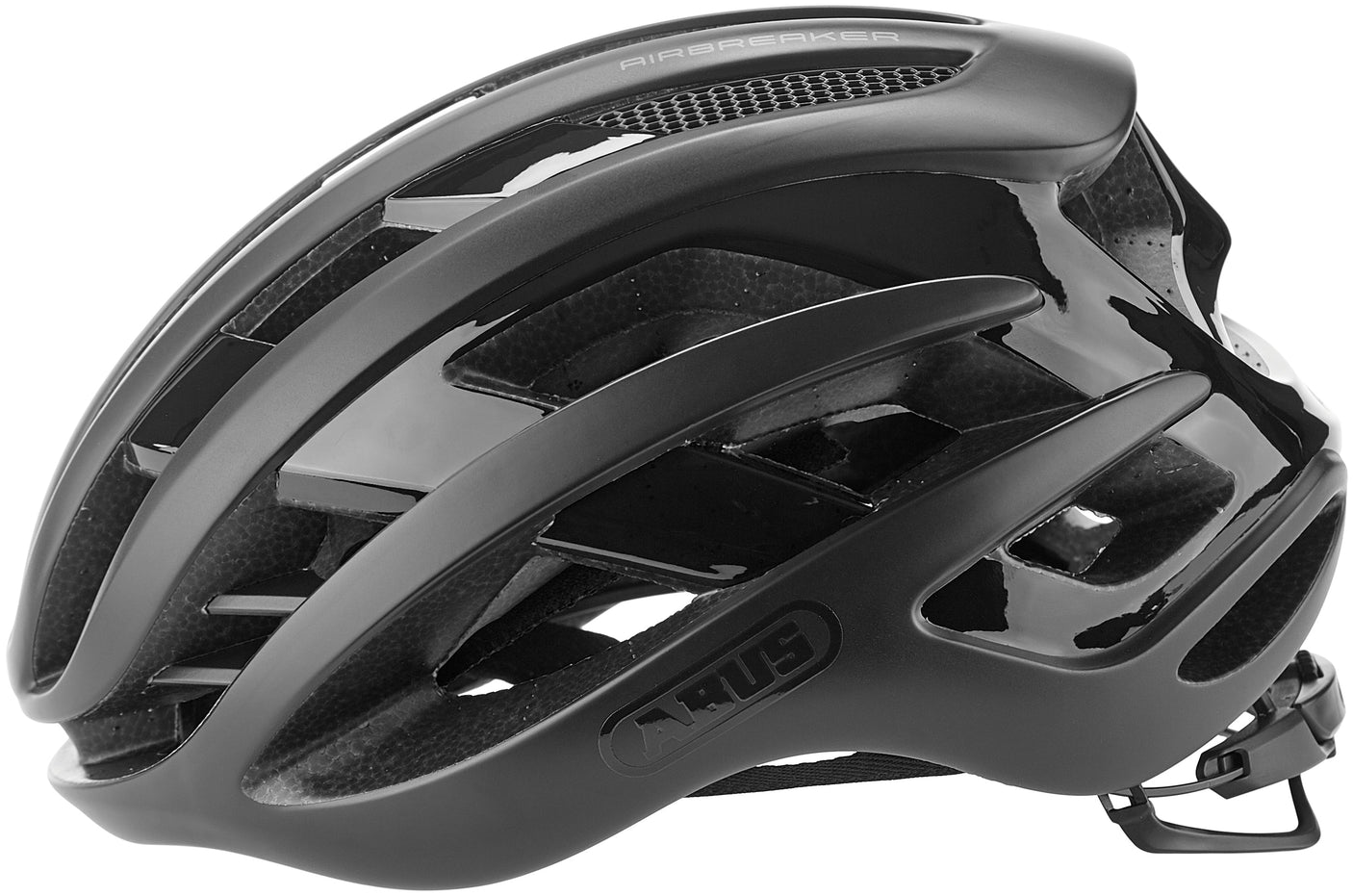 ABUS Airbreaker Helm Road fluweel zwart
