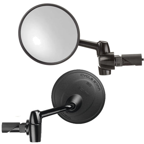 Busch + Müller Cycle-Star 80 /7 achterspiegel voor e-bikes, inklapbaar, 14,5-18,5mm