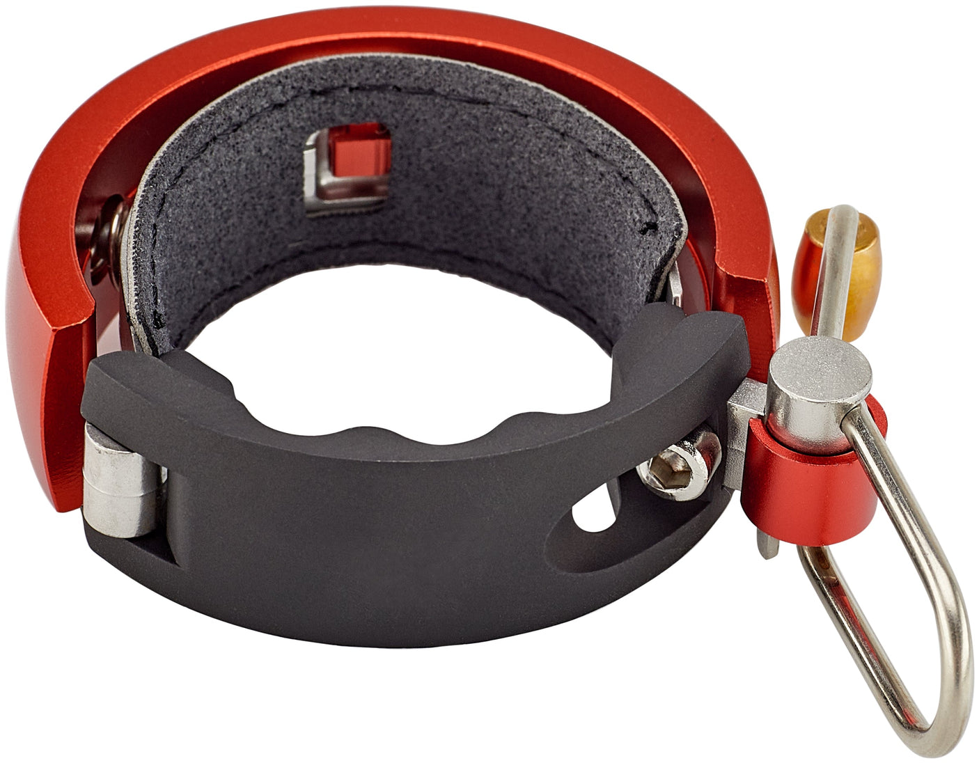 Knog Oi Luxe Fietsbel black/red