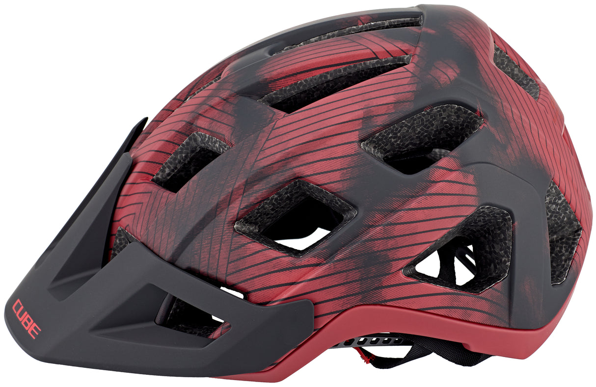 CUBE helm BADGER rood
