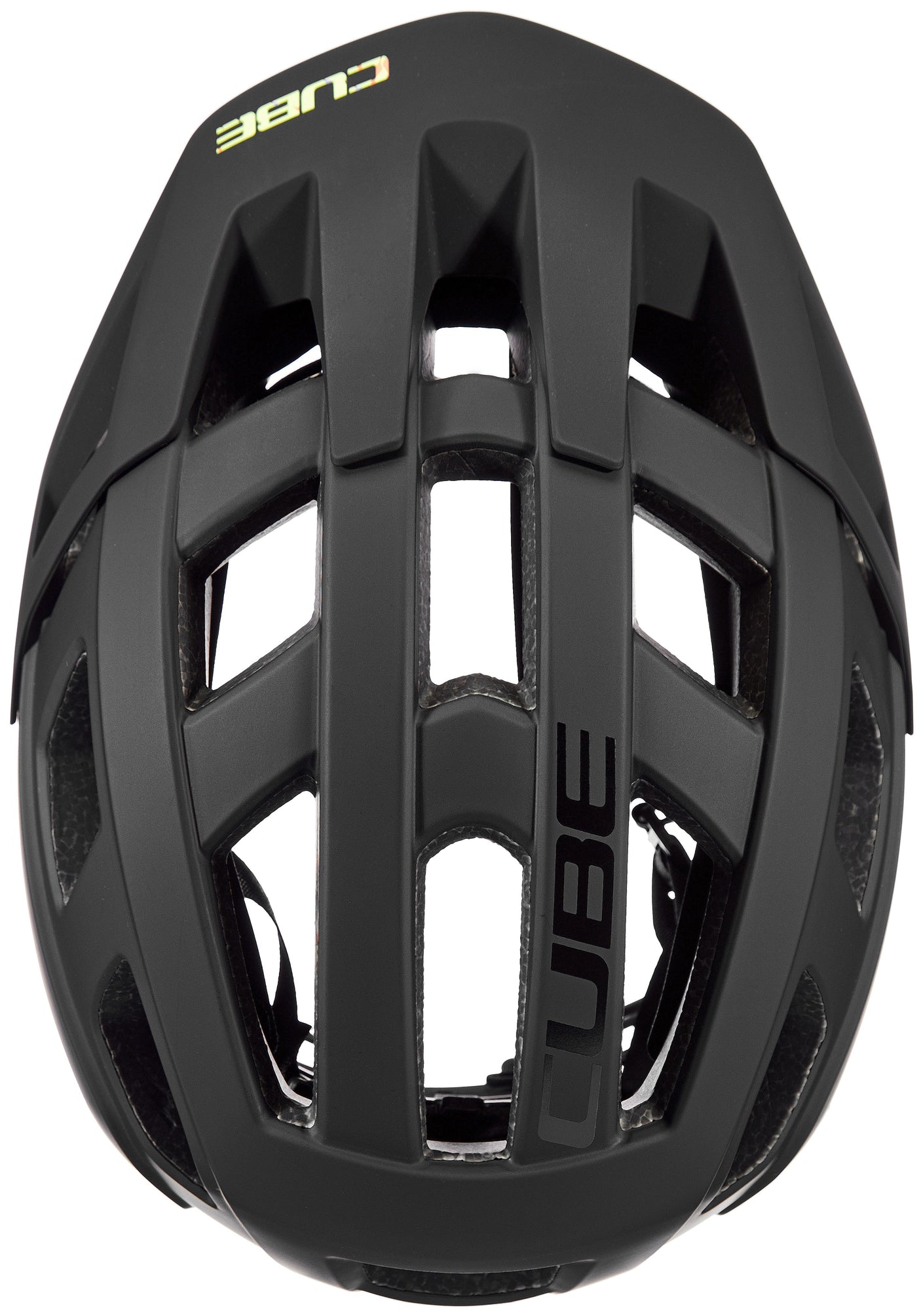 CUBE BADGER MTB-helm black´n´splash