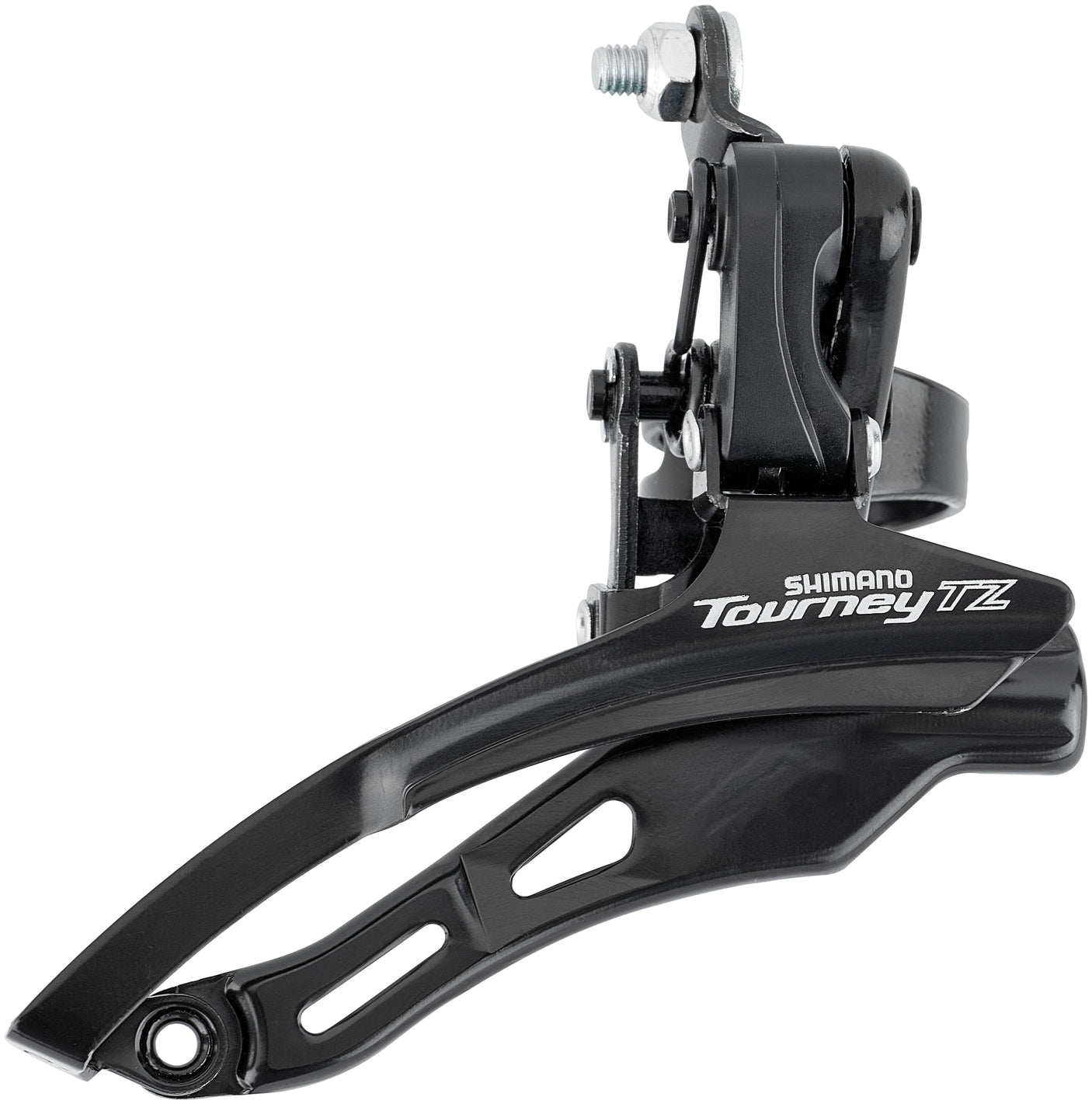 Shimano Tourney TZ FD-TZ500 Voorderailleur 3x6/7-speed Down Swing Klem hoog zwart