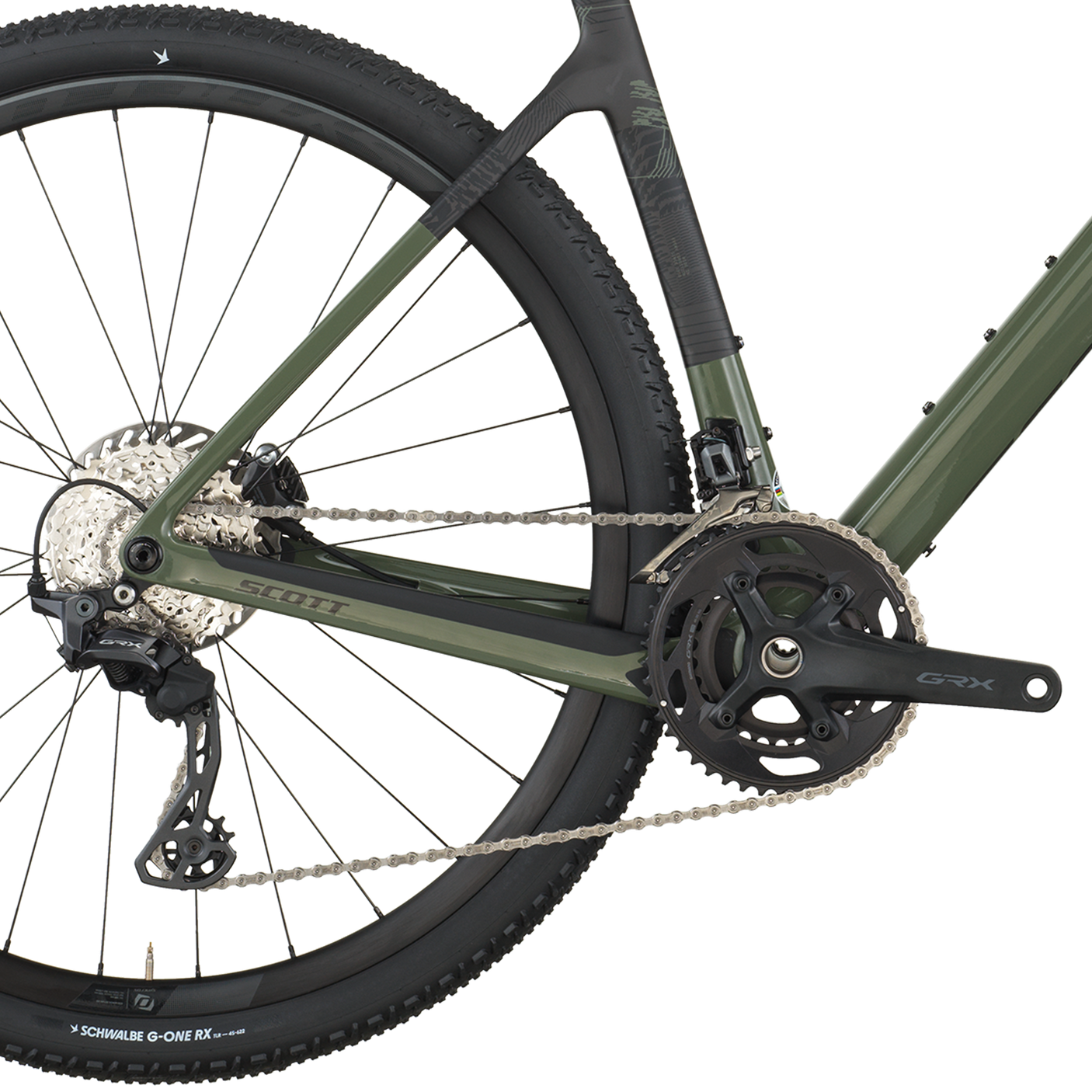 Scott Addict Gravel 40 wengé groen