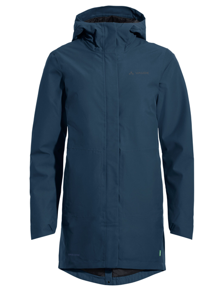 VAUDE Dames Fietser gewatteerde Parka II blauw