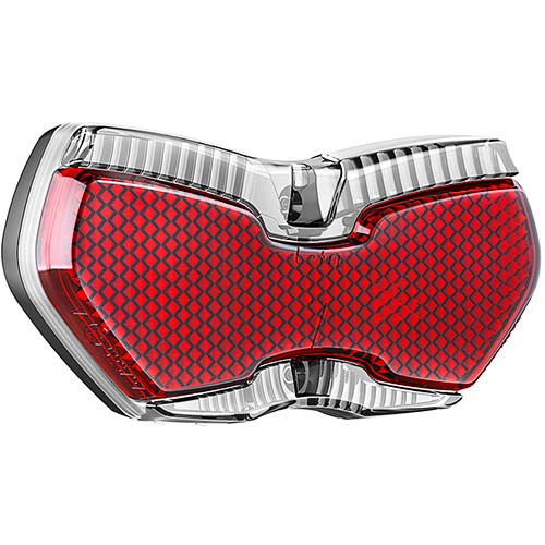 Busch + Müller Toplight View E LED achterlicht voor e-bikes zwart/rood