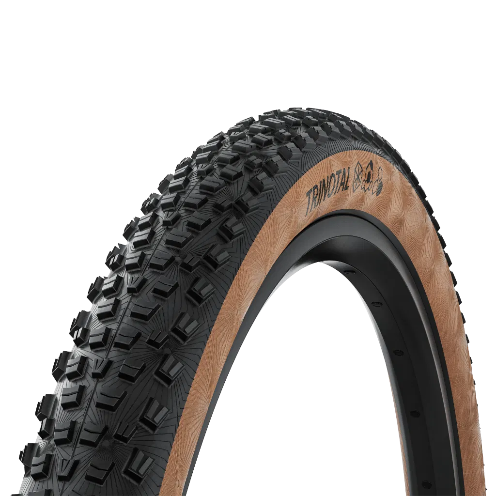 Continental Trinotal Trail Grip Vouwband 28" Vouwband zwart / transparante huid