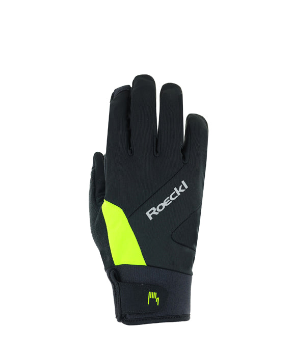 Roeckl Reichenthal 2 Jr. Handschoenen Junior zwart/fluo geel