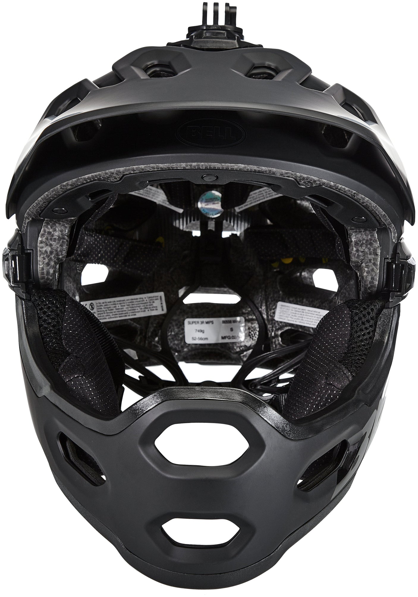 Bell Super 3R MIPS Helm zwart