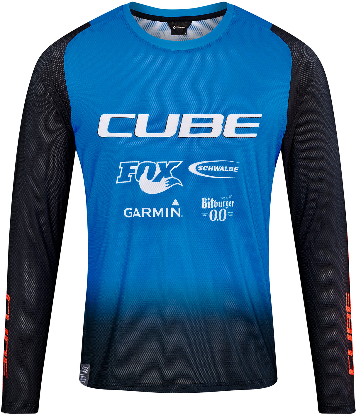 CUBE VERTEX jersey met ronde hals X Actionteam lange mouw