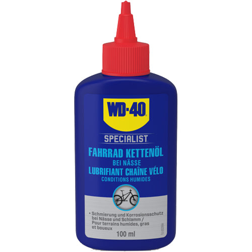 WD-40 Specialist Bike Kettingolie voor Natte Condities 100ml
