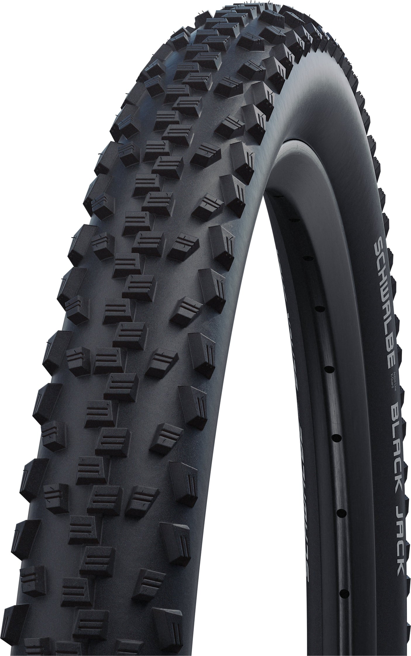 Schwalbe Black Jack Draadband 24x1.90" K-Guard HS407 Active zwart