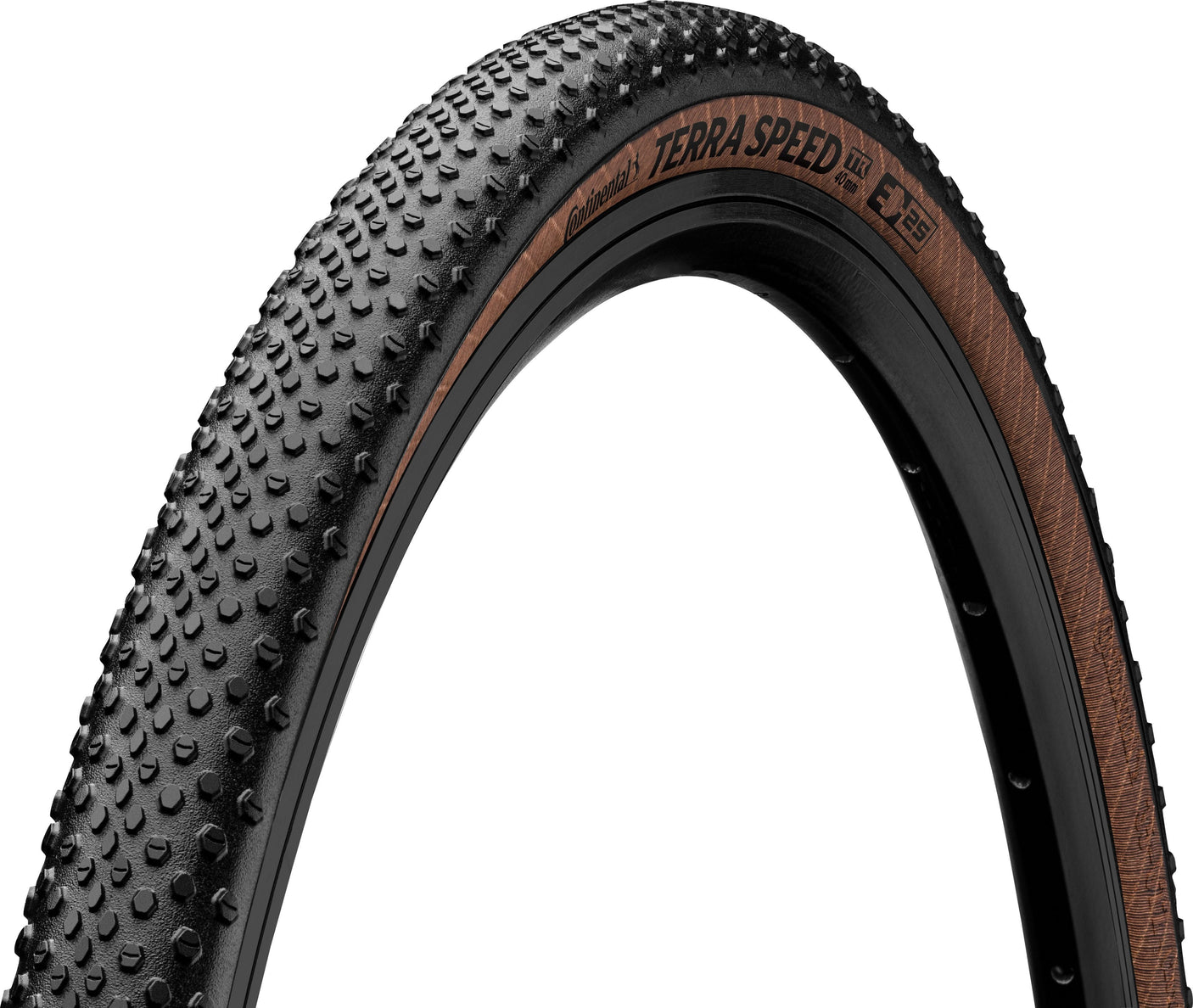 Continental Terra Speed ProTection vouwband 700x40C TLR zwart/bruin