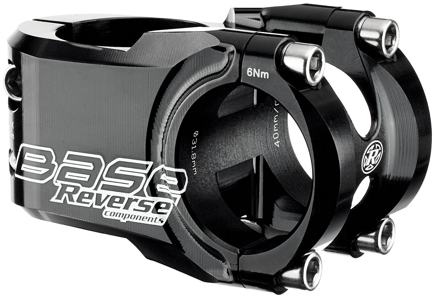 Reverse Base stuurpen Ø31,8mm voor Giant zwart