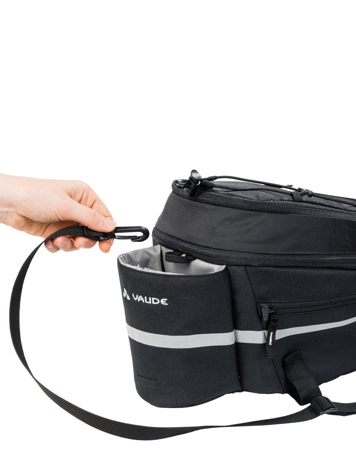 VAUDE Silkroad L bagagedrager tas zwart