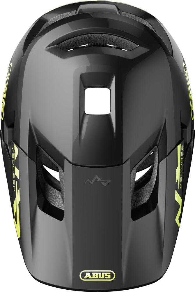 ABUS Youdrop Helm Kids glanzend zwart