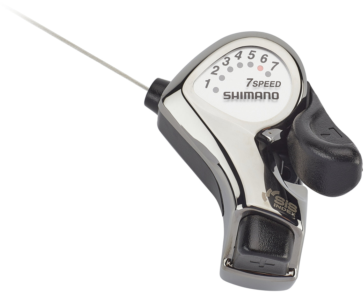 Shimano Tourney SL-FT55 schakelhendel 7-speed zilver/zwart