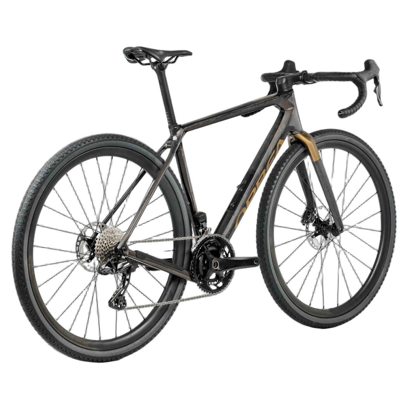 Orbea TERRA M30TEAM 1X Cosmic Carbon View - Metallic Olijfgroen (2025)