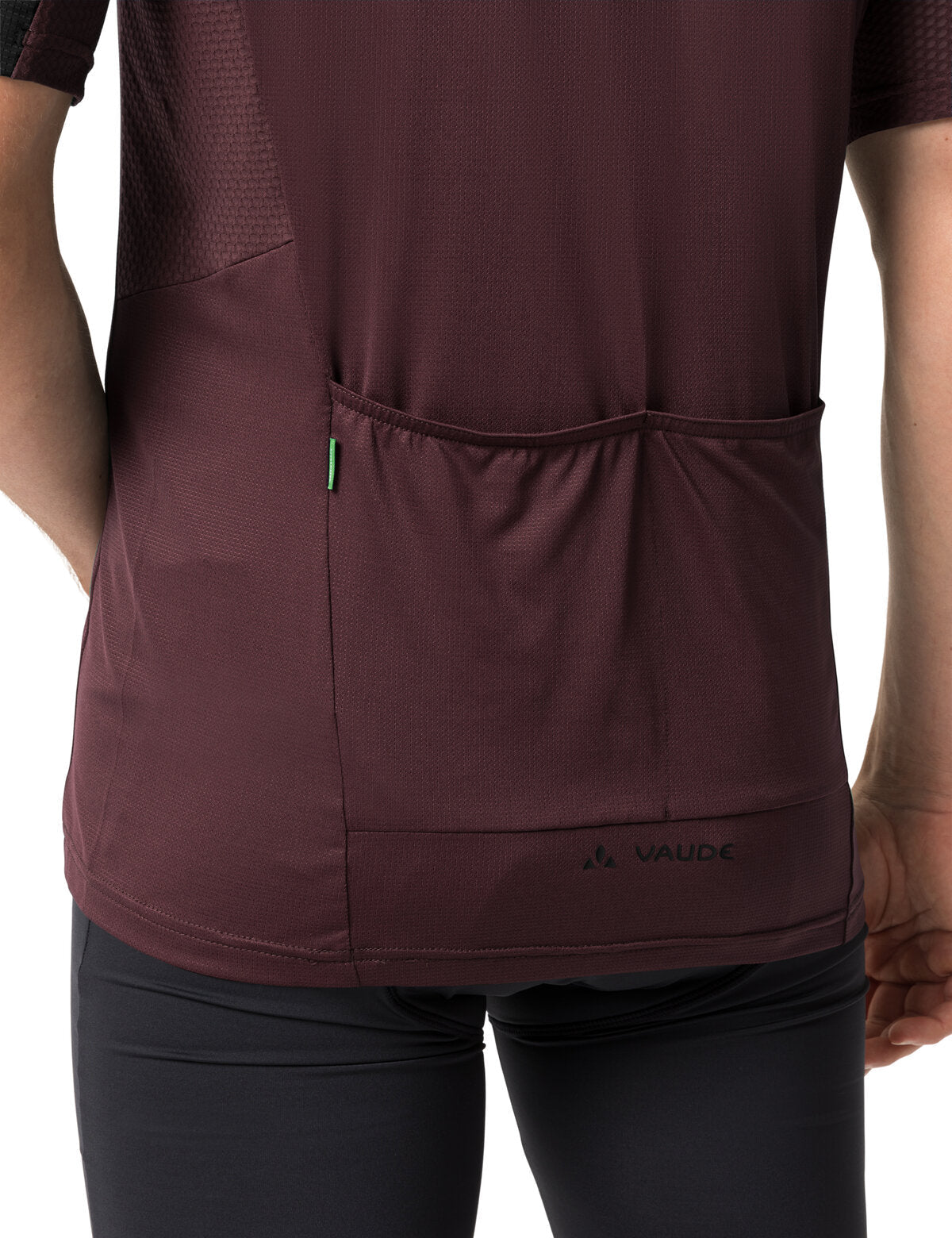 VAUDE Kuro II korte mouwen shirt heren rood/zwart