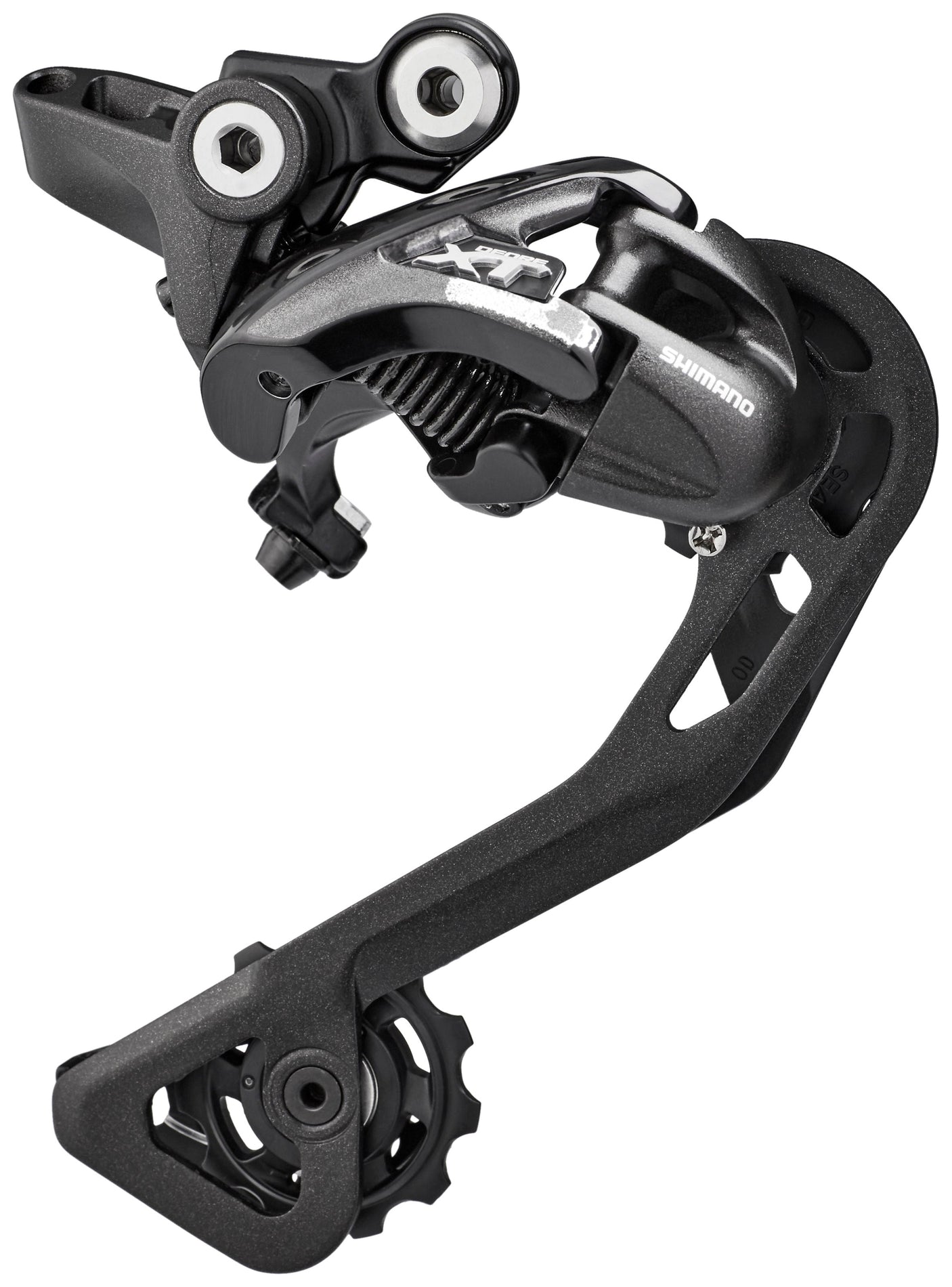 Shimano Deore XT Trekking RD-T8000 Derailleur 10-speed zwart/grijs