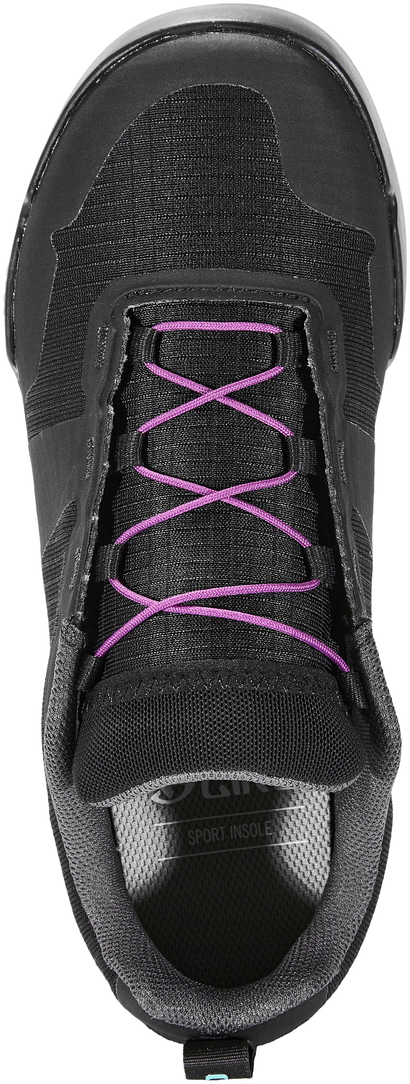 Giro Tracker W Fastlace schoenen black/throwback purple