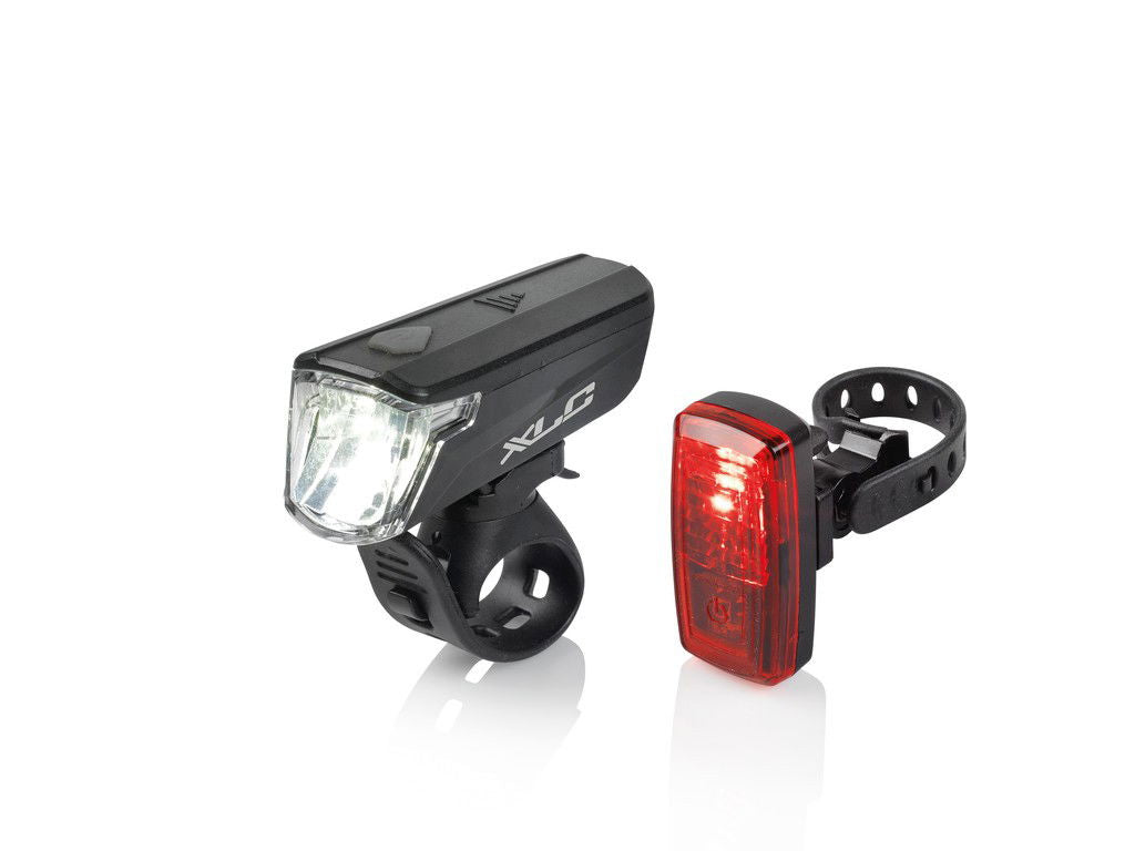 XLC Capella CL-S20 Verlichtingsset StVZO zwart/rood