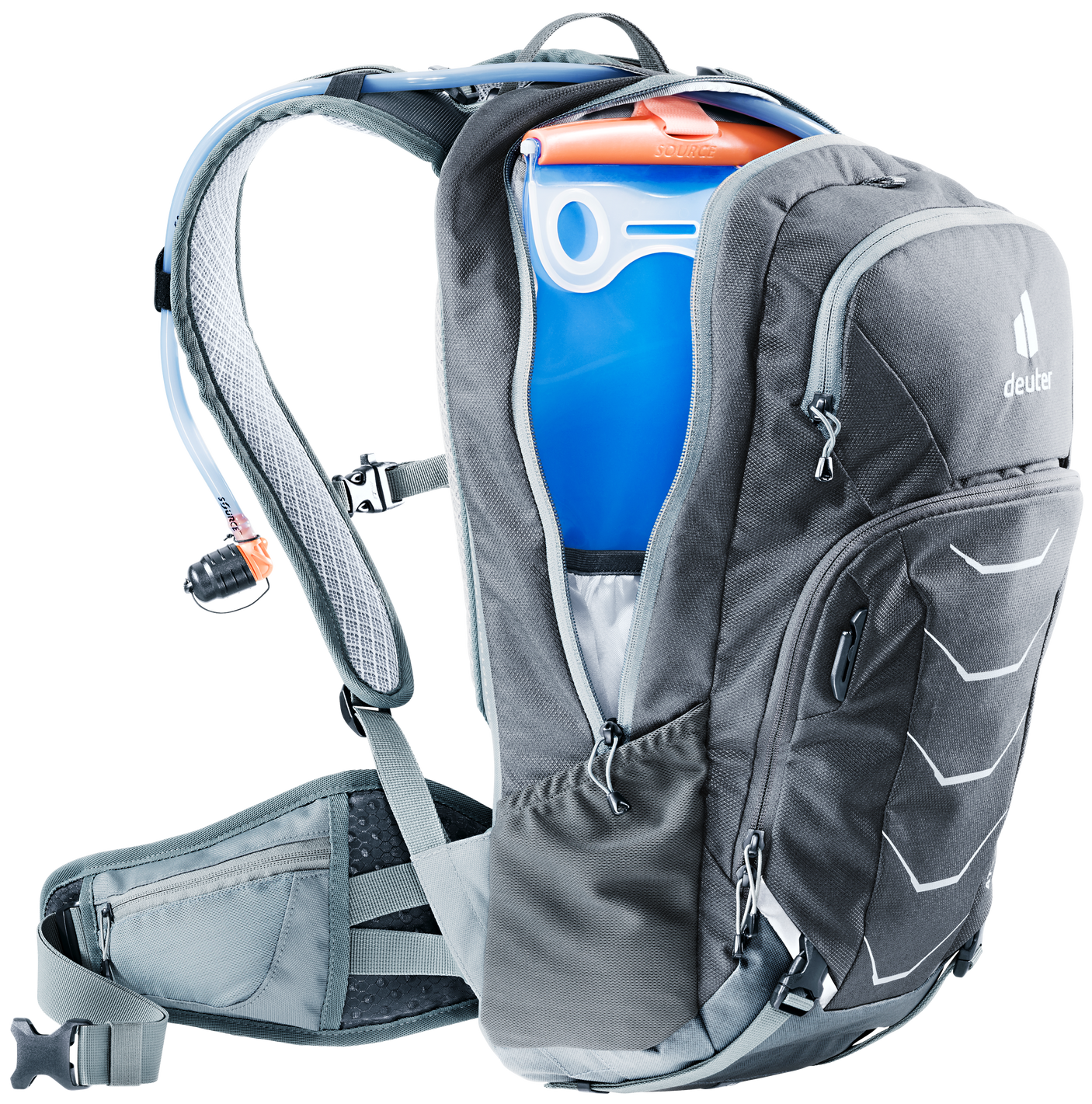 deuter Attack 16 fietsrugzak grijs