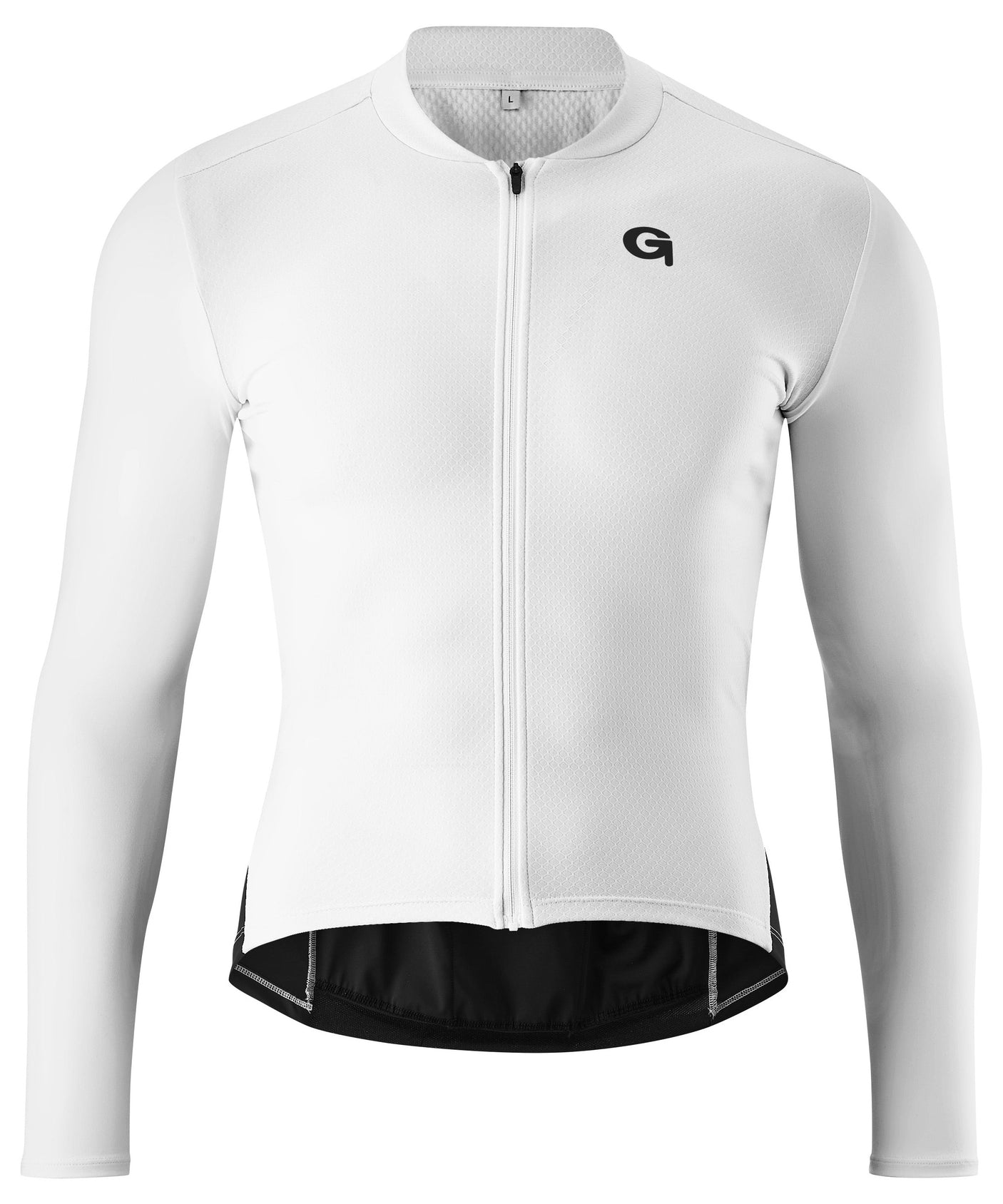 Gonso Sitivo Trikot Longsleeve M wit / zwart
