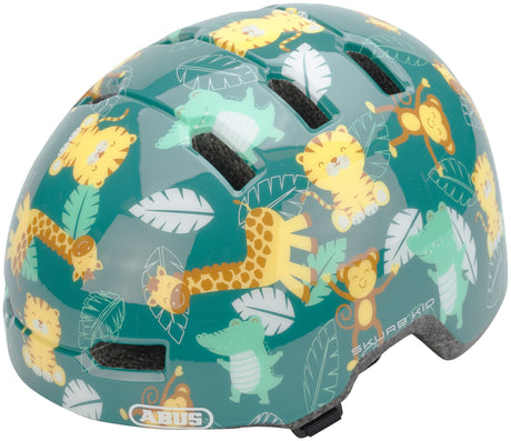 ABUS Skurb Helm Kinder groen/multicolor