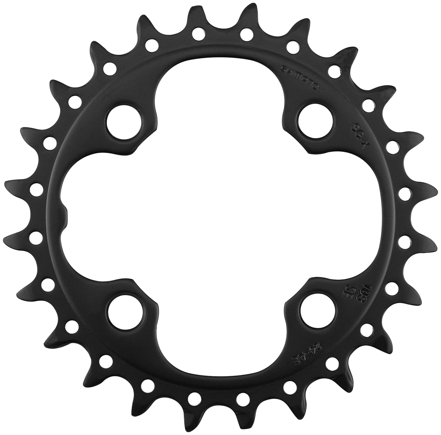 Shimano Deore FC-M522 kettingblad 10-speed AE zwart