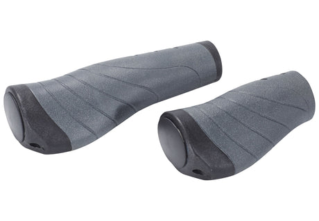 XLC GR-S04 Ergonomische Schroefgrepen zwart/grijs