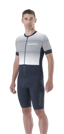 Mavic Aksium Graphic Jersey M Strepen / Diepblauw
